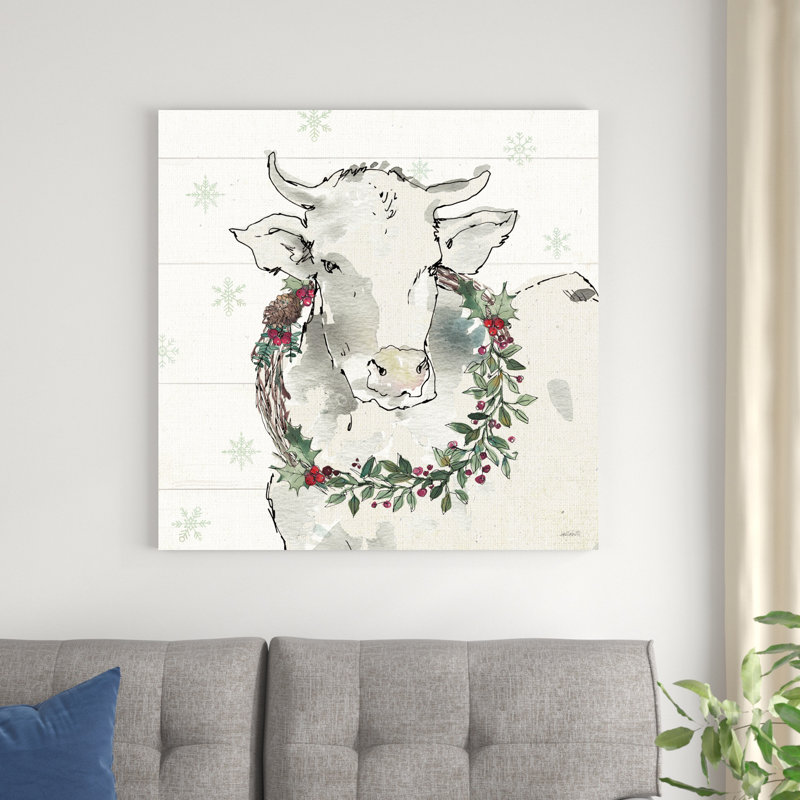 Noël moderne de ferme moderne, H 36 po x l 36 po