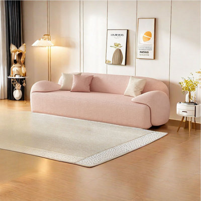 Creme Fraiche Small Apartment Pink Sofa 66.93 -  Orren Ellis, 638DC3E3A1D54352949EBE54AAEA89B3