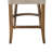 Ryna Barstool Chair, Plush Light Gray Fabric, Solid Wood-106710952