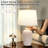 23.8"Ceramic Table Lamp Touch Control Bedside Lamp-20172914