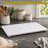 Creative Home Natural Off-White Marble Rectangular Pastry Board Cheese Board Serving Tray for Appetizers Bread Snacks, 12 x 18 Inch