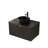 RUBEN 30" Wall-Mounted Black Plywood Cabinet And Black Sintered Stone Countertop, NO Basin, NO Faucet And Sink Cover-837984976-837984977
