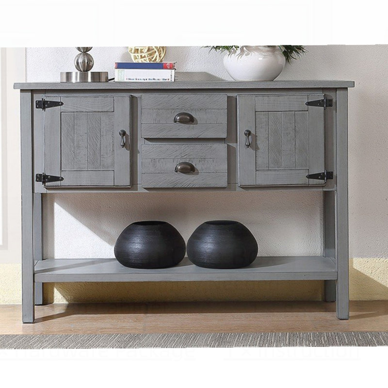 Abigailmarie 2 - Door Accent Cabinet, Antique Gray