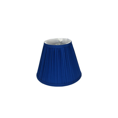 9" Navy Blue Pleated Lampshade