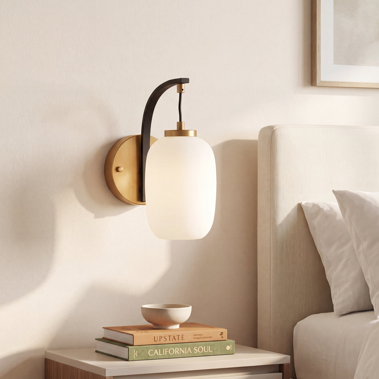 Kace Single Light Dimmable Armed Sconce