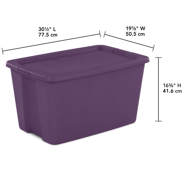 IRIS Buckle Down 132 Plastic Storage Tote Box & Reviews