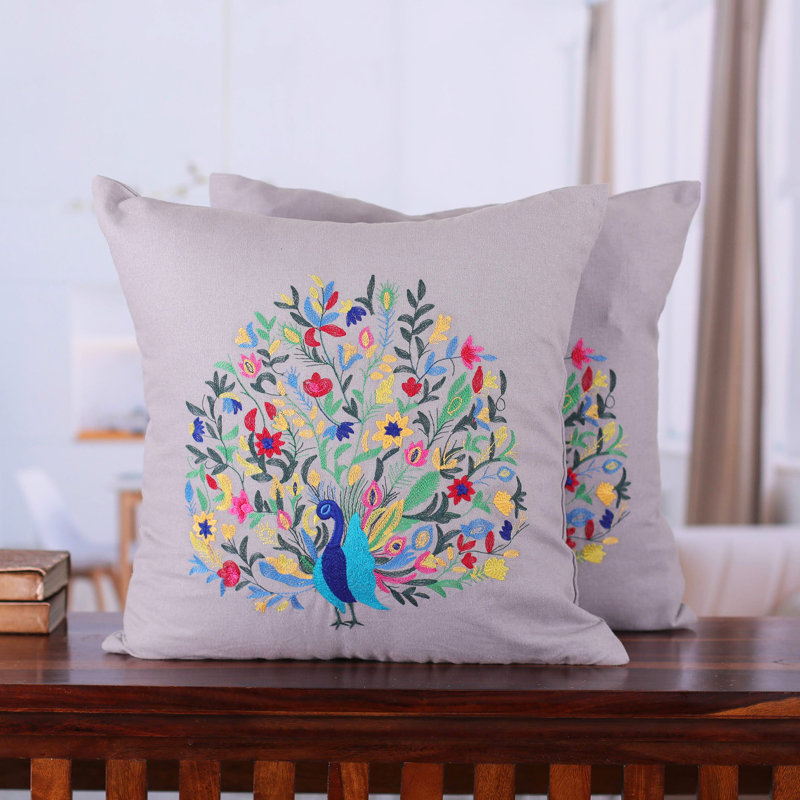 Cotton Reversible Pillow Cover