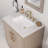 Georgetta 30'' Single Bathroom Vanity with Marble Top-59075765
