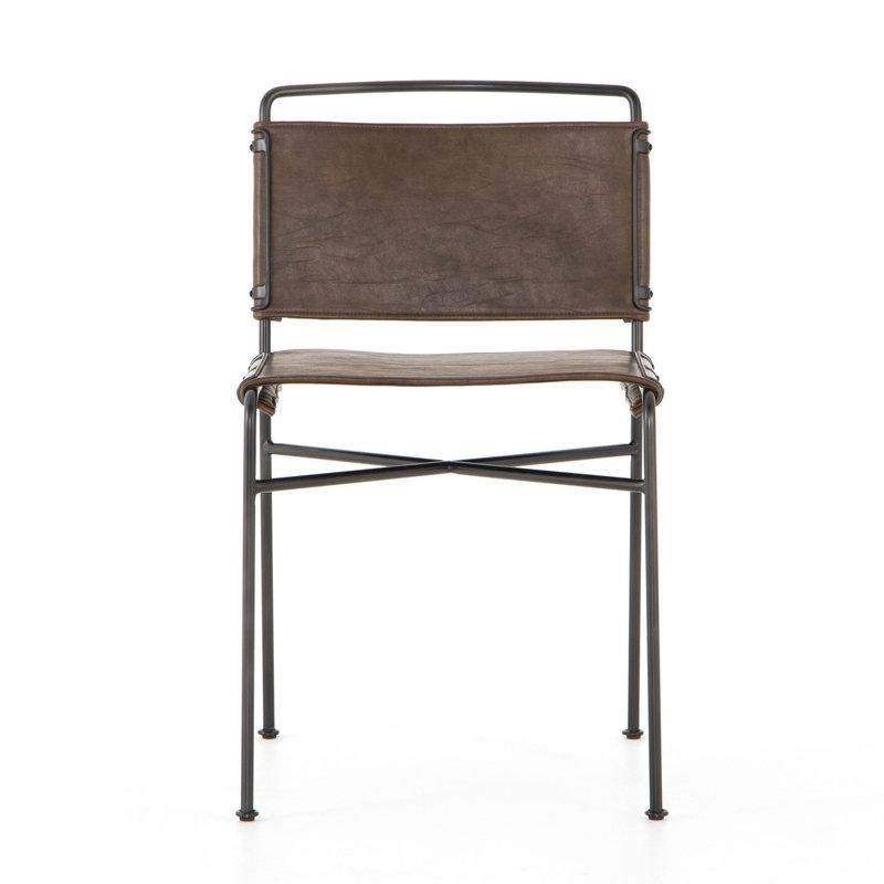 Chaise rembourrée Loralee, Brun délavé