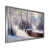 Impression argent sur toile encadrée