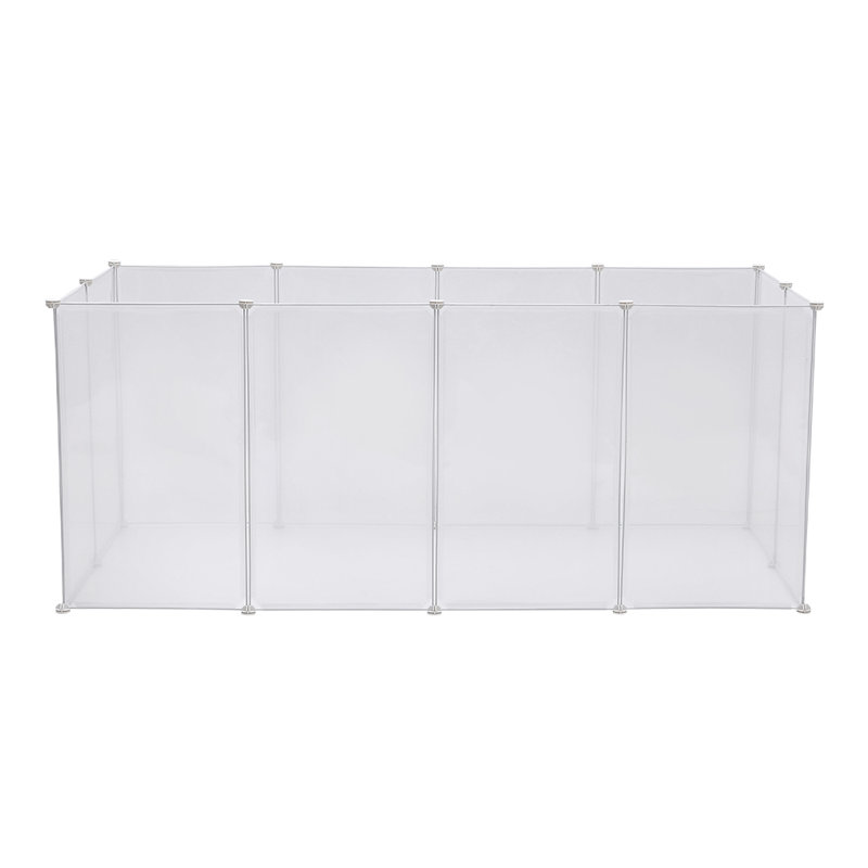 Polyethylene Plastic Collapsible Pet Crate, 75cm H x 180cm W x 90cm D