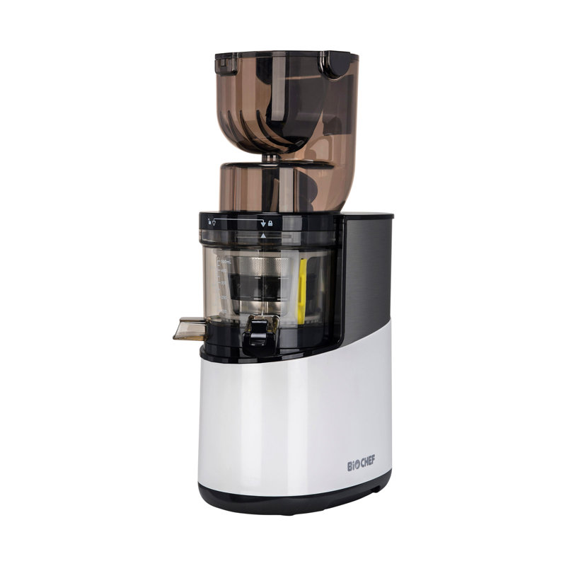 BioChef 400 Watt Electric Slow Masticating & Cold Press Juicer, White