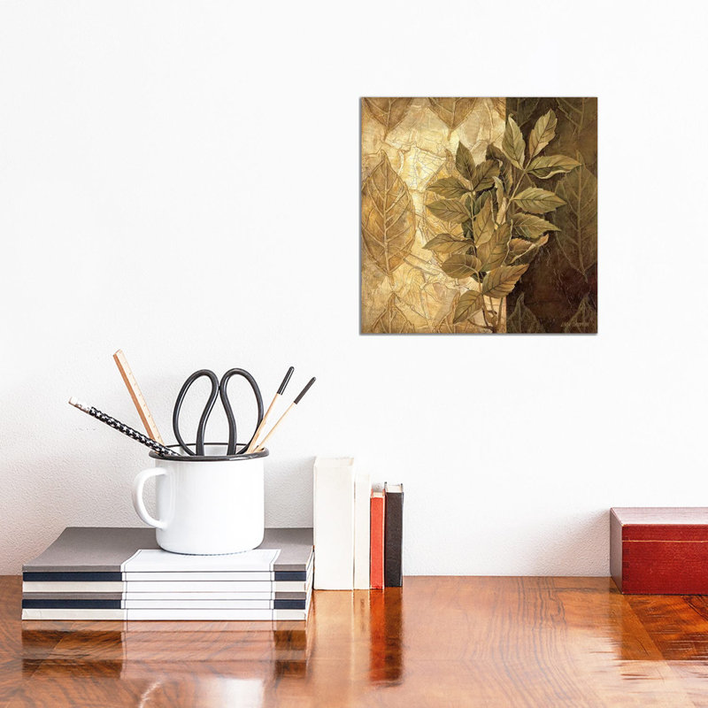 Leaf Patterns IV by Linda Thompson - Wrapped Canvas Print, 30.48cm H x 30.48cm W x 1.91cm D