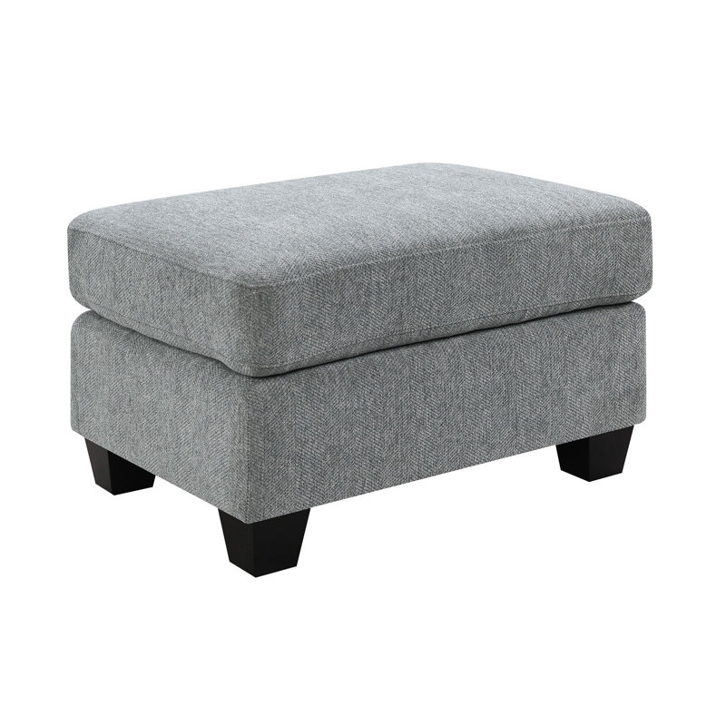 Dagenham 30" Ottoman, Dalton Graphite