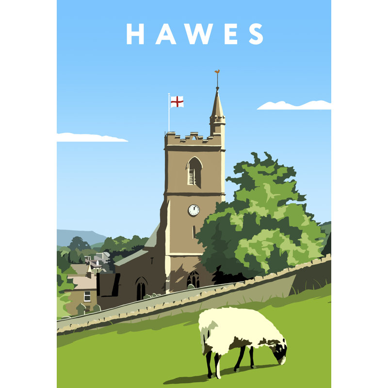 Hawes 2 1 Piece Wall Art, 40 cm H x 30 cm W x 1 cm D, No Frame