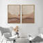 Southwest Desert Landscape Nature Modern, reproduction sur toile 2 pièces-91069270-91069272