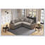 82.6 Inch L-Shape Sofa Bed with Pull-Out Sleeper, USB Ports, Power Sockets, and Wheels for Enhanced Comfort and Functionality-1940604352