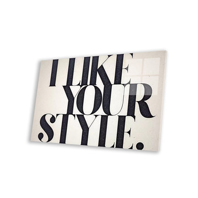 «Like Your Style» par 33 Broken Bones - Reproduction giclée sur toile tendue avec châssis
