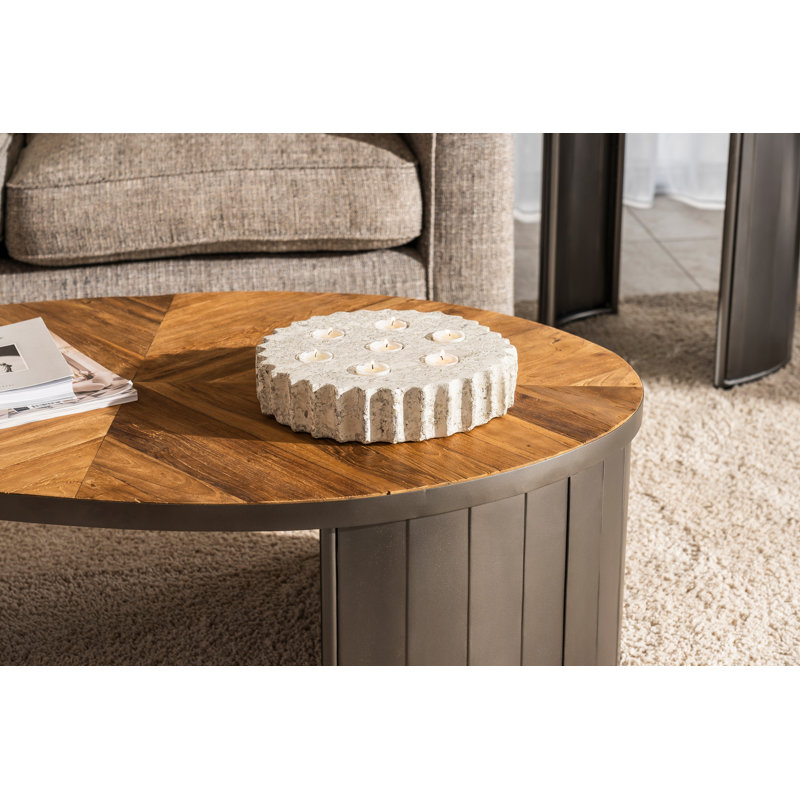 Limestone Tabletop Tealight Holder