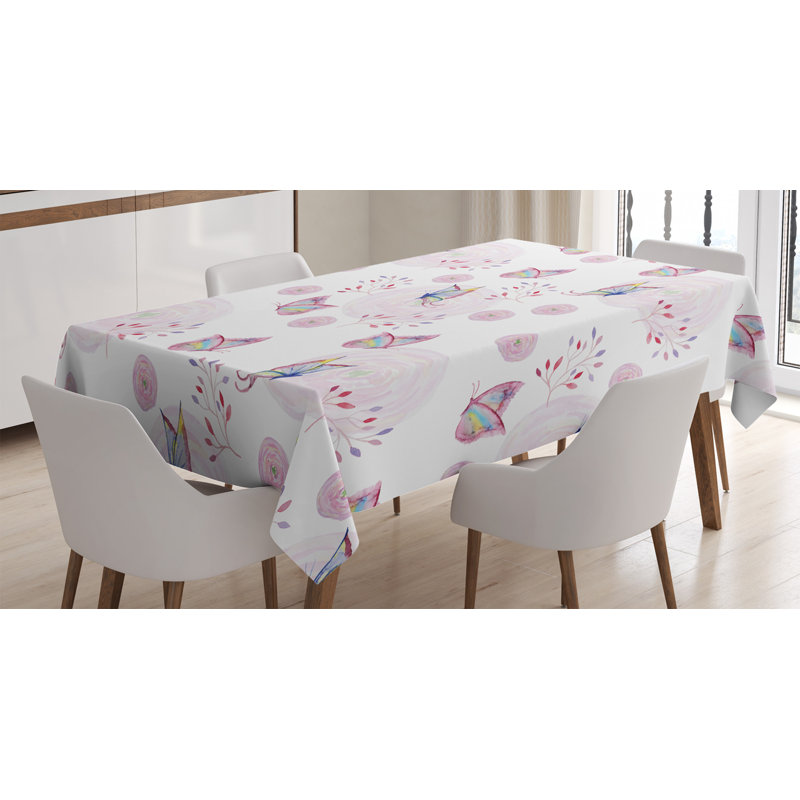 Nappe, papillons et branches Butterfly, 70 po x 52 po