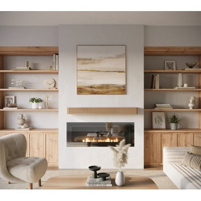 Fluted Mantel Shelf