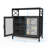 Dakota Fields Side Cabinet With Storage, Modern Free Standing Cabinet, Buffet Sideboard With Metal Base