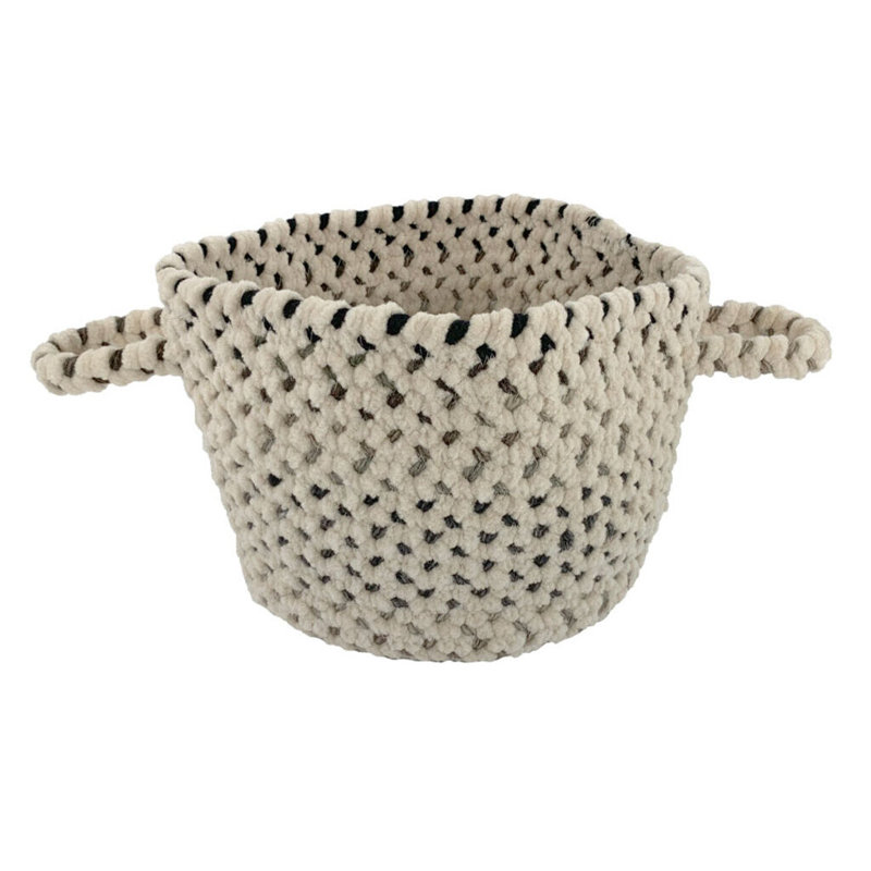Dakota Fields Fabric Decorative Basket, Basket 12"
