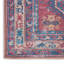 Tapis bleu marine / rouge pâle / beige lavable à la machine-459919847