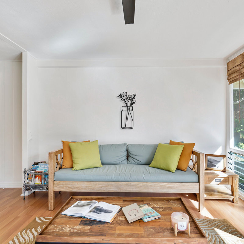 Décoration murale en métal, H 24 po x l 10,6 po x P 0,6 po