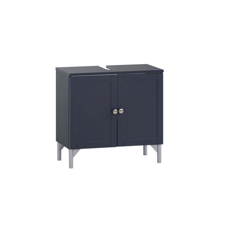Luxama Floor Mounted Bathroom Cabinet, Midnight blue