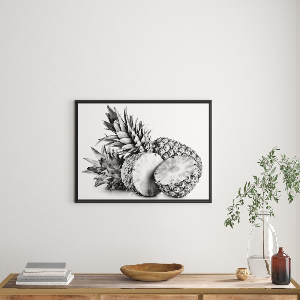 Gerahmtes Wandbild Frische Ananas