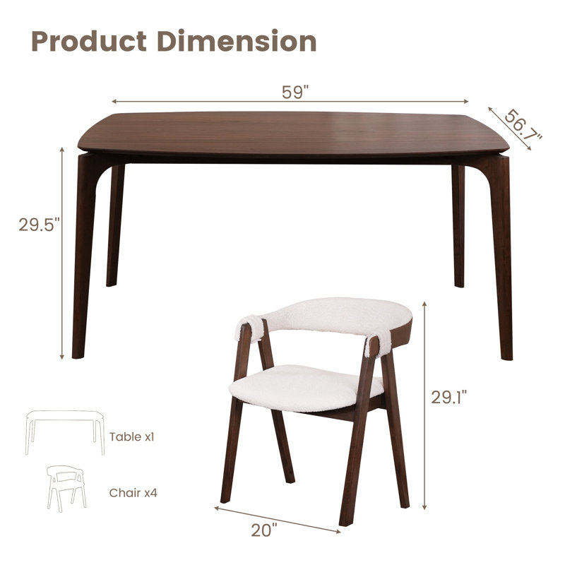 Hutter Solid Wood Dining Table