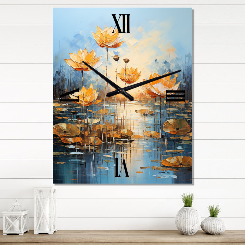Cuthburt - Horloge murale Lotus, Grand