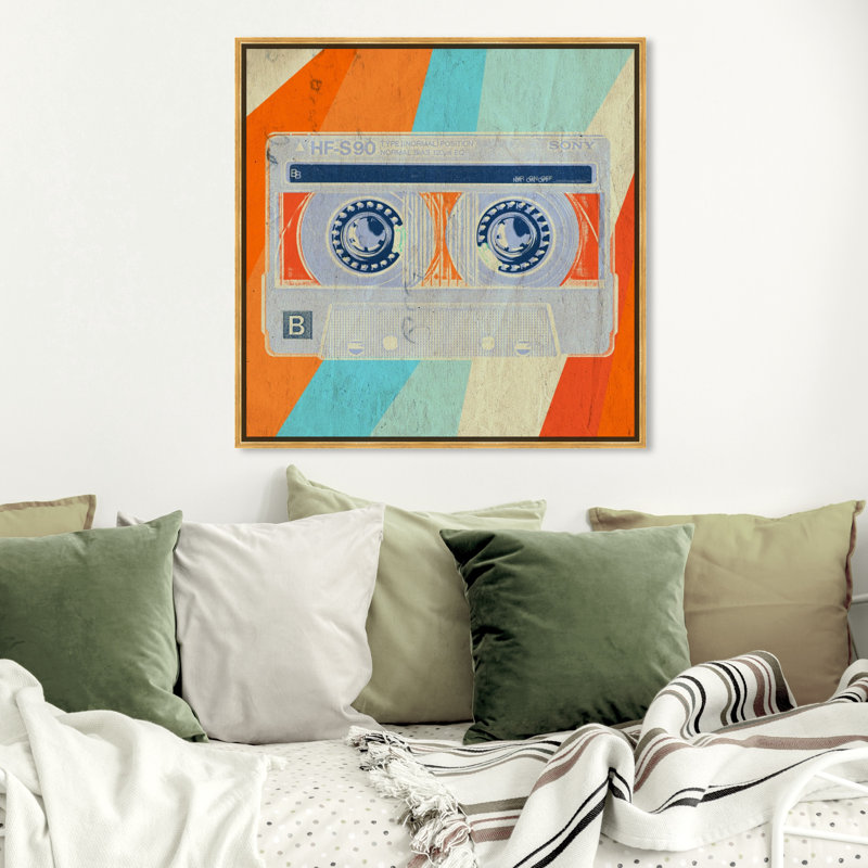 «My Mixtape», impression sur toile tendue, H 30 po x l 30 po, Toile tendue