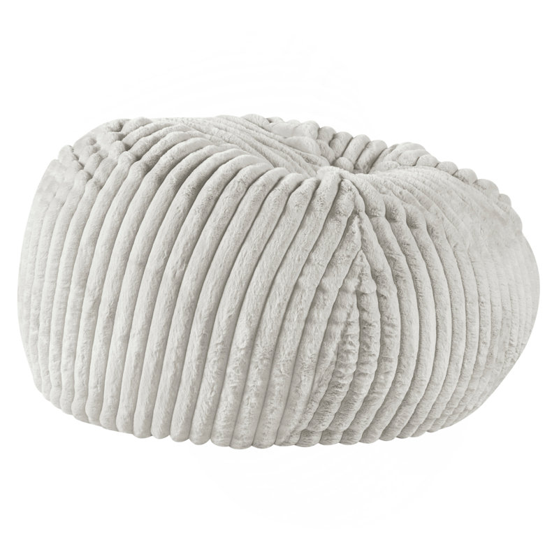 Méridienne 40 po Minky Dove, Polyester gris clair