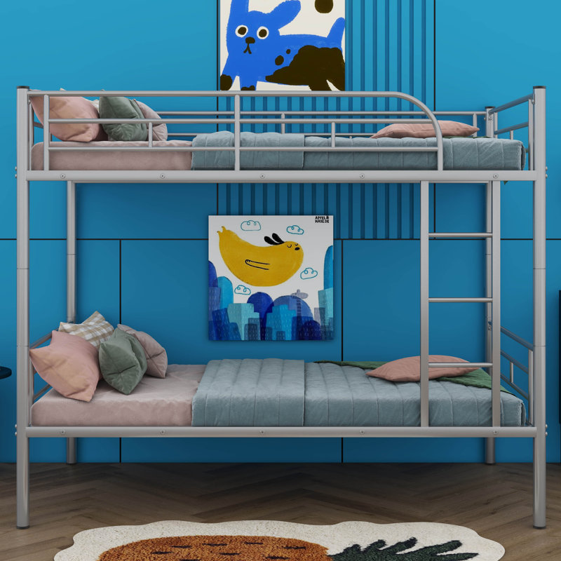 Lit superposé simple Amilyn Kids, Argent