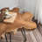 Solid Wood Top Coffee Table