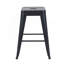 Tabouret à hauteur de comptoir 24 po, ensemble de 4 tabourets de bar en métal sans dossier, empilable, amovible et facile à assembler, pour économiser de l'espace pour un îlot de cuisine / bar / café / salle à manger-768049086-768049084-768049058
