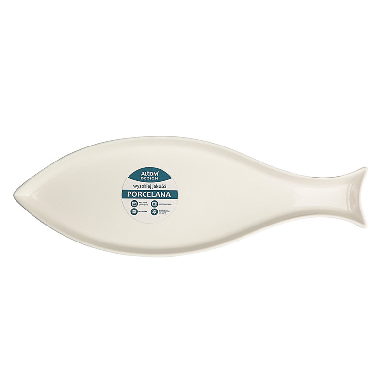 17 Stories Jenning Bone China Platter, 2.3cm H x 12.7cm W x 37.5cm L