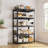 Lundys 71" H x 35.5" W x 16" D 5-Tier Adjustable Metal MDF Storage Rack Shelves Boltless Shelving-32673315