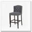 Tabouret de bar à oreilles capitonné en tissu 31 po-643349636