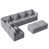 Britaney Light Gray Polyester