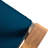 Blue Wood Club Chair, Weather Build, Slat Panels Chair In Blue, Withstanding Weather,-239376694-239376692
