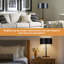 Lampe de table en métal 24 po, interrupteur à chaîne double, éclairage moderne pour la chambre à coucher ou le bureau, décoration intérieure, table de chevet essentielle