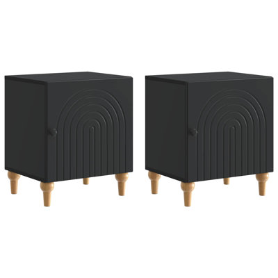 43cm W Manufactured Wood Bedside Table