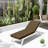 1-Piece Outdoor Chaise Lounge Chair Cushion, 80"X26"X4"-1984030790
