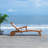 London Outdoor Eucalyptus Wood Chaise Lounge-1860210300