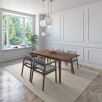 Masher Indoor Wood Extendable Dining Set