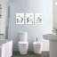 Shark Bathroom Wall Art Set of 3,30x40cm