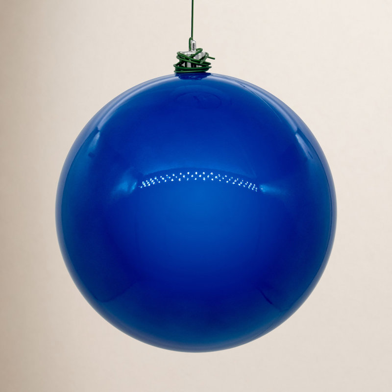 3'' Solid Ball Ornament, Blue